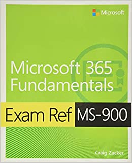 جلد سخت سیاه و سفید_کتاب Exam Ref MS-900 Microsoft 365 Fundamentals 1st Edition