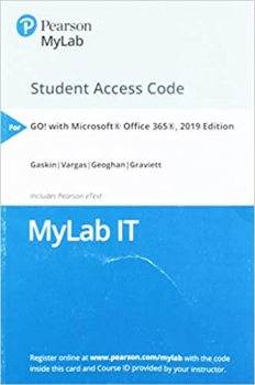 جلد سخت رنگی_کتاب MyLab IT with Pearson eText -- Access Card -- for GO! with Microsoft Office 365, 2019 Edition