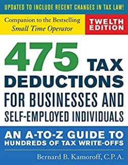 کتاب 475 Tax Deductions for Businesses and Self-Employed Individuals: An A-to-Z Guide to Hundreds of Tax Write-Offs (422 Tax Deductions for Businesses and Self-Employed Individuals)