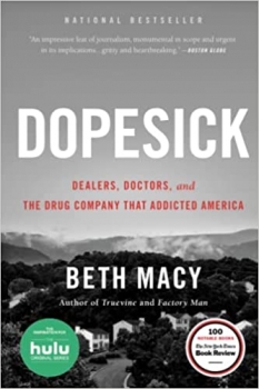 جلد سخت رنگی_کتاب Dopesick: Dealers, Doctors, and the Drug Company that Addicted America