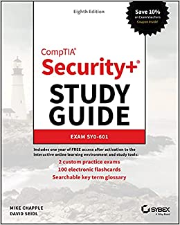 جلد معمولی سیاه و سفید_کتاب CompTIA Security+ Study Guide: Exam SY0-601