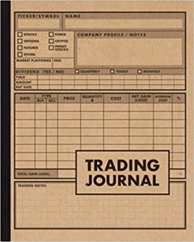 کتاب Trading Journal: Stock trading log and investment journal notebook 120 Pages
