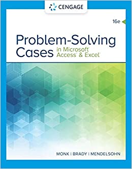 جلد سخت سیاه و سفید_کتاب Problem Solving Cases In Microsoft Access & Excel 16th Edition