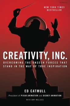 جلد معمولی سیاه و سفید_کتاب Creativity, Inc.: Overcoming the Unseen Forces That Stand in the Way of True Inspiration