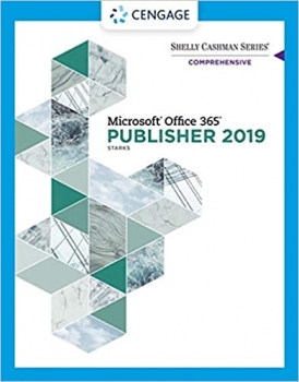 جلد معمولی سیاه و سفید_کتاب Shelly Cashman Series Microsoft Office 365 & Publisher 2019 Comprehensive (MindTap Course List)