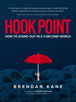 جلد معمولی سیاه و سفید_کتاب Hook Point: How to Stand Out in a 3-Second World