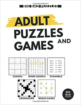 کتاب Adult Puzzles & Games: An Activity Book Filled With 100+ Sudokus, Crosswords and Word Games