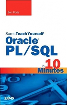 جلد معمولی سیاه و سفید_کتاب Sams Teach Yourself Oracle PL/SQL in 10 Minutes
