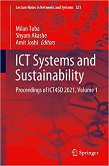 کتاب ICT Systems and Sustainability: Proceedings of ICT4SD 2021, Volume 1 (Lecture Notes in Networks and Systems, 321)