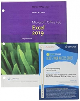 کتاب Bundle: New Perspectives Microsoft Office 365 & Excel 2019 Comprehensive, Loose-leaf Version + MindTap, 1 term Printed Access Card