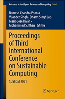 کتاب Proceedings of Third International Conference on Sustainable Computing: SUSCOM 2021 (Advances in Intelligent Systems and Computing, 1404)