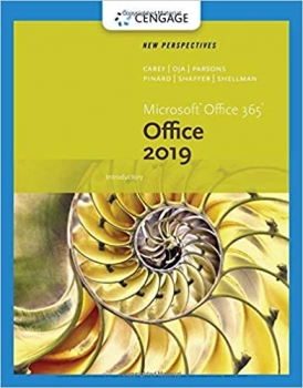 جلد معمولی سیاه و سفید_کتاب New Perspectives MicrosoftOffice 365 & Office 2019 Introductory (MindTap Course List)