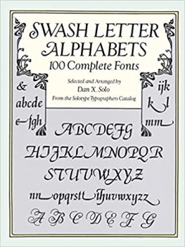 کتاب Swash Letter Alphabets: 100 Complete Fonts (Lettering, Calligraphy, Typography)