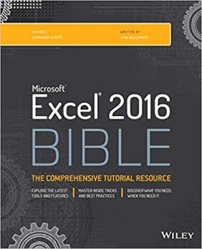 جلد معمولی سیاه و سفید_کتاب Excel 2016 Bible 