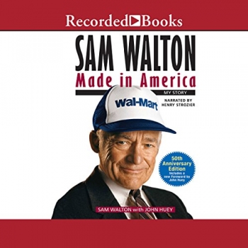 جلد معمولی سیاه و سفید_کتاب Sam Walton: Made in America 