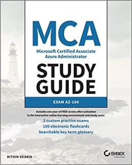 کتاب MCA Microsoft Certified Associate Azure Administrator Study Guide: Exam AZ-104 1st Edition