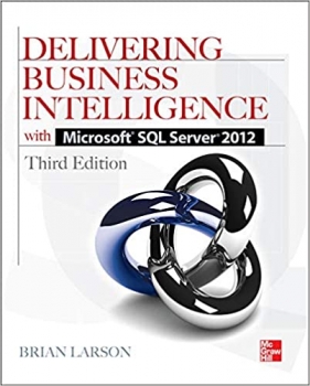 جلد معمولی سیاه و سفید_کتاب Delivering Business Intelligence with Microsoft SQL Server 2012 3/E