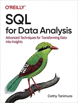 جلد سخت سیاه و سفید_کتاب SQL for Data Analysis: Advanced Techniques for Transforming Data into Insights