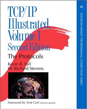 جلد سخت سیاه و سفید_کتاب TCP/IP Illustrated, Volume 1: The Protocols (Addison-Wesley Professional Computing Series) 2nd Edition