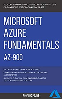 جلد سخت سیاه و سفید_کتاب Azure: Microsoft Azure Fundamentals (AZ-900) Practice Tests