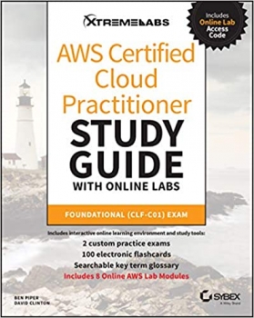 جلد سخت سیاه و سفید_کتاب AWS Certified Cloud Practitioner Study Guide with Online Labs: Foundational (CLF-C01) Exam