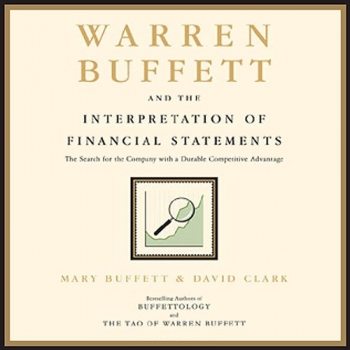 جلد معمولی سیاه و سفید_کتاب Warren Buffett and the Interpretation of Financial Statements: The Search for the Company with a Durable Competitive Advantage