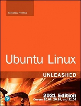جلد سخت سیاه و سفید_کتاب Ubuntu Linux Unleashed 2021 Edition 14th Edition