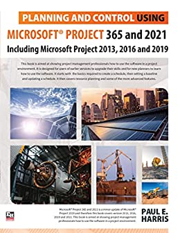 جلد معمولی سیاه و سفید_کتاب Planning and Control Using Microsoft Project 365 and 2021: Including 2019, 2016 and 2013