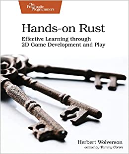 جلد معمولی سیاه و سفید_کتاب Hands-on Rust: Effective Learning through 2D Game Development and Play
