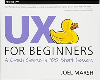جلد سخت رنگی_کتاب UX for Beginners: A Crash Course in 100 Short Lessons