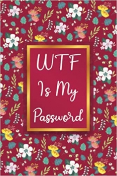 جلد سخت سیاه و سفید_کتاب Password Logbook With Alphabetical Tabs: Organizer Book To Keep & Protect All Internet Data, Address, Login, Username & Passwords | Remember Notebook, Floral Cover, Fun Log Gift, Small Print Journal