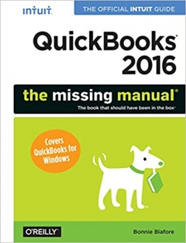 جلد معمولی سیاه و سفید_کتاب QuickBooks 2016: The Missing Manual: The Official Intuit Guide to QuickBooks 2016