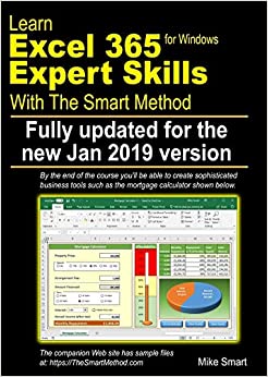 جلد معمولی رنگی_کتاب Learn Excel 365 Expert Skills with The Smart Method: First Edition: updated for the January 2019 Semi-Annual version 1808