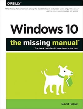 جلد سخت رنگی_کتاب Windows 10: The Missing Manual