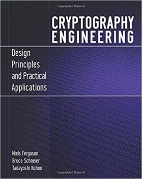 جلد سخت سیاه و سفید_کتاب Cryptography Engineering: Design Principles and Practical Applications