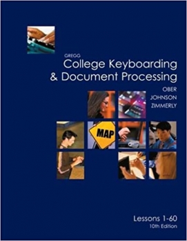 کتاب Gregg College Keyboarding & Document Processing (GDP), Lessons 1-60 text