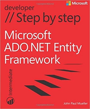 جلد معمولی سیاه و سفید_کتاب Microsoft ADO.NET Entity Framework Step by Step (Step by Step Developer)
