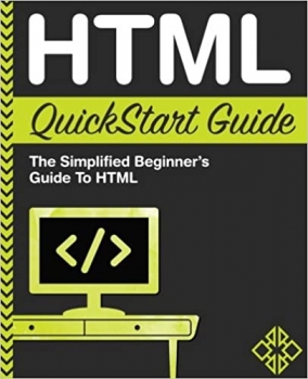 جلد معمولی سیاه و سفید_کتاب HTML QuickStart Guide: The Simplified Beginner’s Guide To HTML