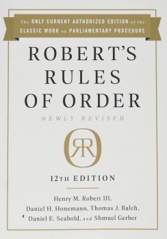 جلد سخت رنگی_کتاب Robert’s Rules of Order Newly Revised, 12th edition