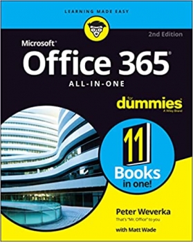 جلد سخت رنگی_کتاب Office 365 All-in-One For Dummies (For Dummies (Computer/Tech))