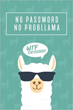 کتاب WTF Is My Password Organizer: Password Book Log Book A-Z Alphabetical Pocket Size Cute Llama Cover 6″ x 9″
