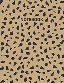 کتاب Notebook: Leopard Print Composition Notebook – Wide Ruled 110 Pages – Large 8.5 x 11