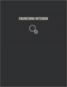 کتابProfessional Engineering Notebook: Graph Paper Notebook Quad Ruled 5×5 for Engineering Students | 120 Numbered Pages | 8.5 x 11 inches | Black