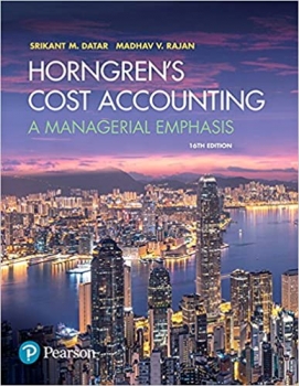 کتاب Horngren’s Cost Accounting: A Managerial Emphasis