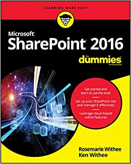 جلد سخت رنگی_کتاب SharePoint 2016 For Dummies