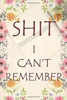 کتاب Shit I Can’t Remember: password book, password log book and internet password organizer, alphabetical password book, Logbook To Protect Usernames and … notebook, password book small 6” x 9”