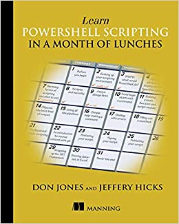 جلد معمولی سیاه و سفید_کتاب Learn PowerShell Scripting in a Month of Lunches
