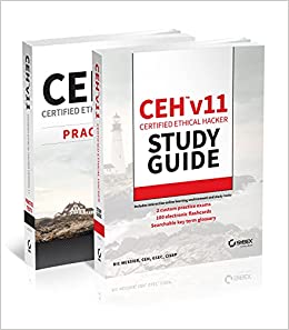 جلد معمولی سیاه و سفید_کتاب CEH v11 Certified Ethical Hacker Study Guide + Practice Tests Set