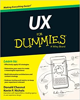 جلد سخت رنگی_کتاب UX For Dummies