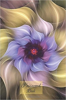 کتاب Password Book: Large Print Internet Password Notebook with Tabs |Pocket Size Password Organizer |110 pages Alphabetically Arranged Password Keeper | … Note Taking | 6×9 inches | Abstract Flower
